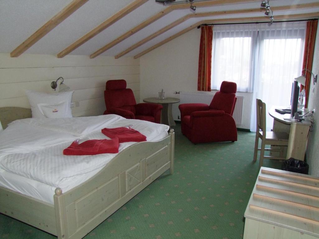 Hubertushof Hotel Garni Oberstaufen Kamer foto